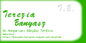 terezia banyasz business card